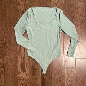 Abercrombie square neck soft matte body suit